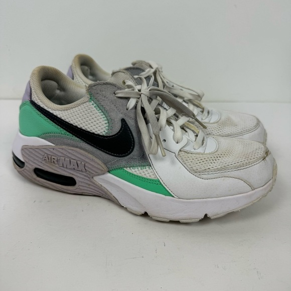 Women's Nike Air Max Excee Sneakers White / Green / Purple Size 8.5 cd5432-113 - Picture 1 of 8